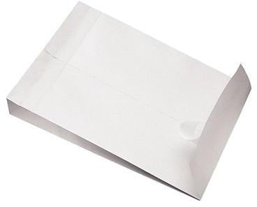 Soennecken Faltentasche DIN C4 mit Fenster, 125 g/m², Haftklebung, 25 Stück, weiß