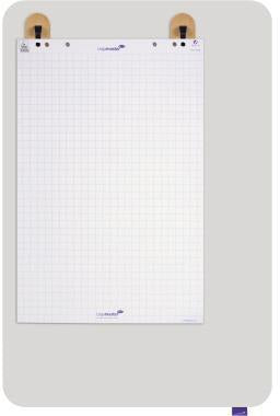 Legamaster Papierhaken WOODEN magnetisch für Whiteboards, 2 Stück, Buchenholz braun