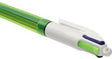 BIC 4 Colours Fluo Mehrfarbkugelschreiber – 4 Farben, neon-transparent, Druckmechanik