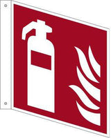 NEUTRALWARE Hinweisschild Löschschlauch ISO 7010/F002 200x200 mm Hart-PVC nachleuchtend