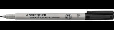 STAEDTLER Lumocolor 316-9 Folienstift 0,6mm non-permanent schwarz, abwischbar, nachfüllbar
