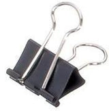 MAUL Foldbackklemmer mauly® 25 mm Klemmweite, 9 mm Klemmdicke, 12 Stück farbig sortiert