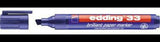 edding Pigmentmarker 33 brilliant paper marker – Keilspitze 1-5 mm, schwarz, wasser- & wischfest