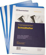Soennecken Schnellhefter 2970 DIN A4 PP sortiert 10 St./Pack. mit Beschriftungsstreifen