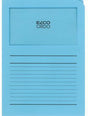 ELCO Sichtmappe Ordo classico A4 blau, 100 St./Pack. – mit Sichtfenster