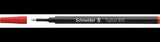 Schneider Tintenrollermine Topball 8502 M – 0,5 mm Rot, Edelstahl-Rundspitze, Made in Germany