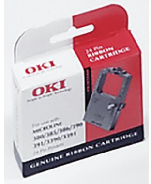 OKI Farbband 09002309 für ML-380/390 – 2 Mio. Zeichen, Nylon, Schwarz
