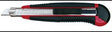 WEDO Cutter Auto Load 78409 mit automatischem Klingentausch, 9 mm, schwarz/rot