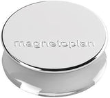 magnetoplan Magnet Ergo Large 1665032 34mm silber 10 St./Pack. – Ferrit-Magnete mit hoher Haftkraft