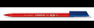 STAEDTLER Fasermaler Noris 326-2 – 1 mm rote Faserspitze, auswaschbar, Made in Germany