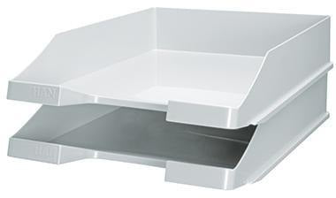 HAN Briefablage KLASSIK 1027-X-50 DIN A4/C4 lemon – Stapelbare Ablage in Hochglanz
