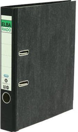 ELBA Ordner rado klassik 50mm DIN A4 Pappe gelb – Präzisionsmechanik, Blauer Engel