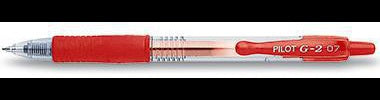 PILOT G2-7 Geltintenroller Rot 0,4 mm Druckmechanik – Der Klassiker mit Edelstahlspitze