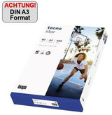 INAPA TECNO Kopierpapier Star DIN A3 80 g/m² 500 Blatt mit ColorLok Technologie