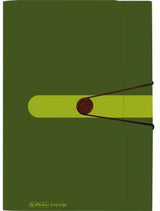 Herlitz Fächermappe easy orga to go green DIN A4, 12 Fächer, Recycling PP, dunkelgrün