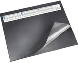 Läufer Durella DS Schreibunterlage 65x52 cm grau mit Vollsichtfolie und Kalender