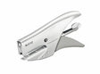 LEITZ Heftzange WOW 55312001 – Metall, 15 Blatt, perlweiß, inkl. 1.000 Heftklammern