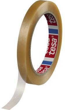 tesa Klebefilm 04104 66m x 12mm transparent – PVC Klebeband für Tischabroller
