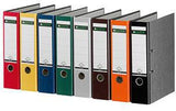 LEITZ Ordner 1080 DIN A4 80 mm gelb mit 180° Präzisionshebelmechanik und Wolkenmarmor