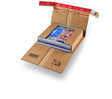ColomPac Versandverpackung CP 030.08 320x320x60mm braun – extra stabiler Versandkarton mit Selbstklebeverschluss