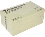 Soennecken Haftnotiz oeco Recycling 75x75 mm gelb 6 Blöcke à 100 Blatt