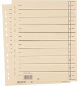Soennecken Trennblatt oeco A4 230g Recyclingkarton blau 100 Stück mit 10 Taben