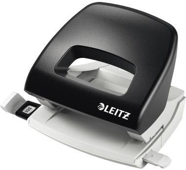 LEITZ Locher NeXXt 5038 – 16 Blatt, 8 cm Lochung, Metall/Kunststoff, rot