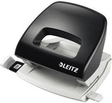 LEITZ Locher NeXXt 5038 – 16 Blatt, 8 cm Lochung, Metall/Kunststoff, rot