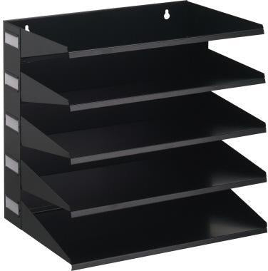 DURABLE Sortierstation 336001 A4/Folio 5 Fächer Stahlblech schwarz