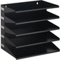 DURABLE Sortierstation 336001 A4/Folio 5 Fächer Stahlblech schwarz