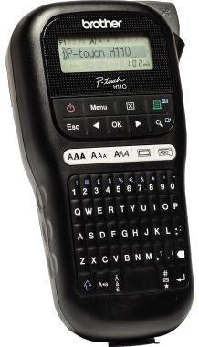 Brother PT-H110 Beschriftungsgerät – Kompakt, 3 Schriftgrößen, 2 Druckzeilen, inkl. TZe-Band