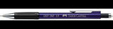 Faber-Castell Druckbleistift GRIP 1347 0,7 mm B – Ergonomischer Mechanikstift mit Gummigriff und Radierer