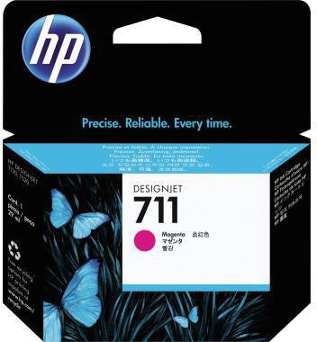 HP Original Tintenpatrone 711 Magenta 29 ml – Präzise Farbdrucke für Ihren HP Drucker