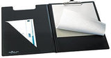 DURABLE Klemmbrettmappe A4 Schwarz mit Blockarretierung und Dreiecktasche