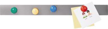 FRANKEN Magnethaftleiste ST1450 5x50cm Edelstahl selbstklebend 10 Stück