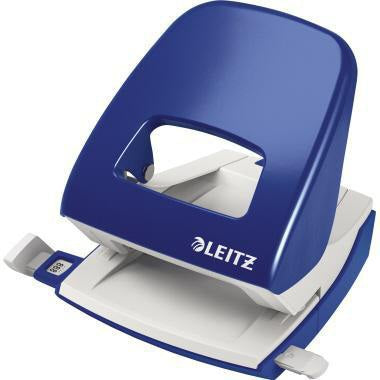 LEITZ Locher NeXXt 5008 – Metall-Locher rot, 30 Blatt, 8 cm Lochung