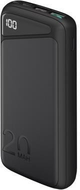 Goobay Powerbank 53939 20000mAh LED QC/PD – Schnellladen für bis zu 3 Geräte