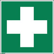 Hinweisschild Erste Hilfe E003 200x200 mm Hart-PVC, nachleuchtend, ASR A1.3/ISO 7010