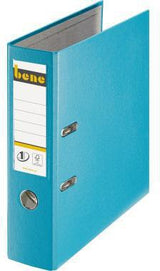 BENE Ordner 291400 blau DIN A4 80 mm PP FSC – Klassischer Standardordner