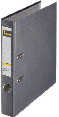BENE Ordner 291600 DIN A4 52 mm PP blau – FSC-zertifizierter Büroordner mit Hebelmechanik