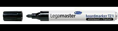 Legamaster Boardmarker TZ1 7-110001 – 1,5–3 mm Rundspitze, schwarz, nachfüllbar, Made in Germany