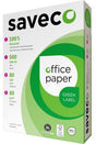 SAVECO Kopierpapier Green Label A4 80g Recyclingpapier 500 Blatt chlorfrei gebleicht