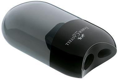 Faber-Castell Doppelspitzdose 183500 für 8/10 mm Blei- und Farbstifte, schwarz