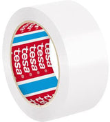 tesa Packband tesapack® Universal 50 mm x 66 m – Weißes PP-Klebeband für mittelschwere Versandschachteln