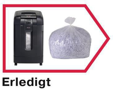 Rexel Aktenvernichter Optimum AutoFeed+ 50X – Partikelschnitt P-4, 50 Blatt automatisch