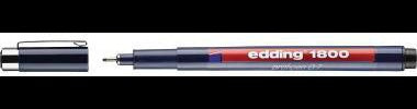 edding Feinschreiber 1800 profipen 0,7 mm schwarz – Präziser Fineliner für Skizzen und Technik