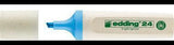 edding Textmarker Highlighter 24 EcoLine – Nachhaltiger Textmarker mit Blauem Engel, hellblau, 2-5 mm