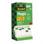 Scotch Klebefilm Magic 810 19mm x 33m – 14 Rollen, transparent, beschriftbar, hitzebeständig