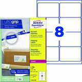 Avery Zweckform Adressetikett QuickPEEL L7165-100 – 800 Etiketten, ultragrip, A4, weiß