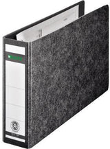 LEITZ Ordner 10660000 DIN A5 quer 56mm Hartpappe schwarz – 180° Präzisionshebelmechanik
